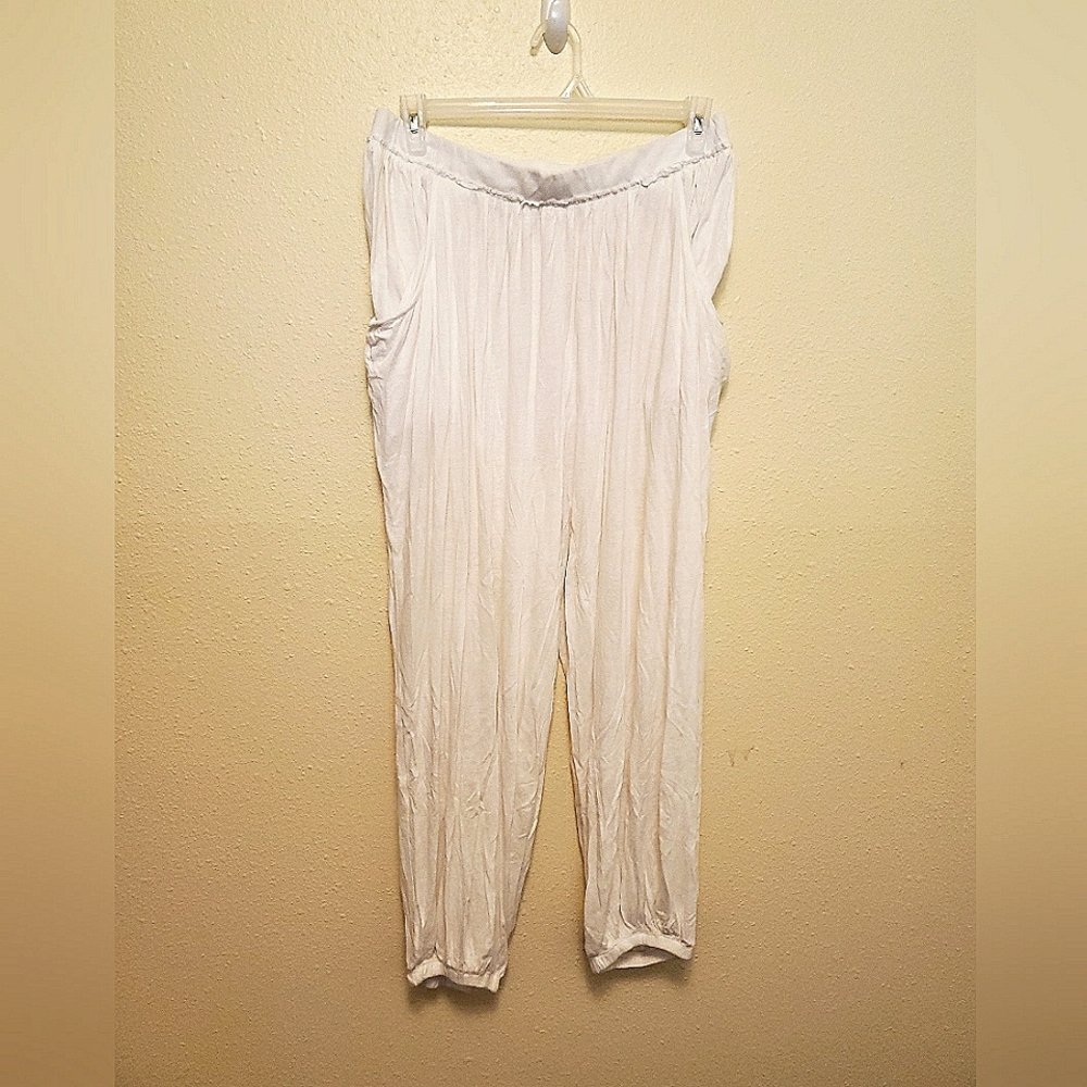Free People Sheer White Pants